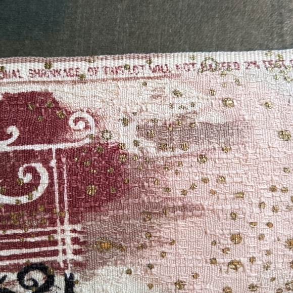 PAIR of Vintage 1950s Bark Cloth Curtains - Picture 7 of 7